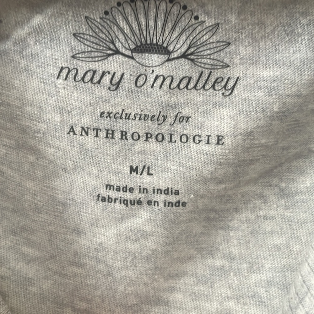 SOLD NWT ANTHROPOLOGIE Mary O’Malley RARE Butterfly Oversized Tee M/L - Picture 8 of 9